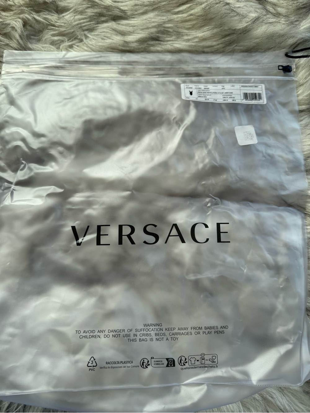 Versace Pink and Gold Medusa-Print One piece bathing suit size 2 - Picture 7 of 8